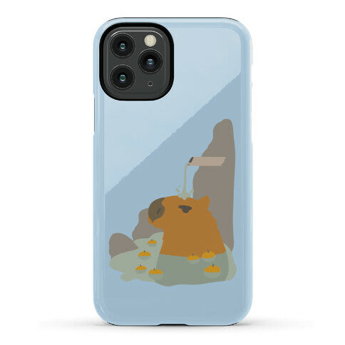 Capybara Hot Spring Phone Case